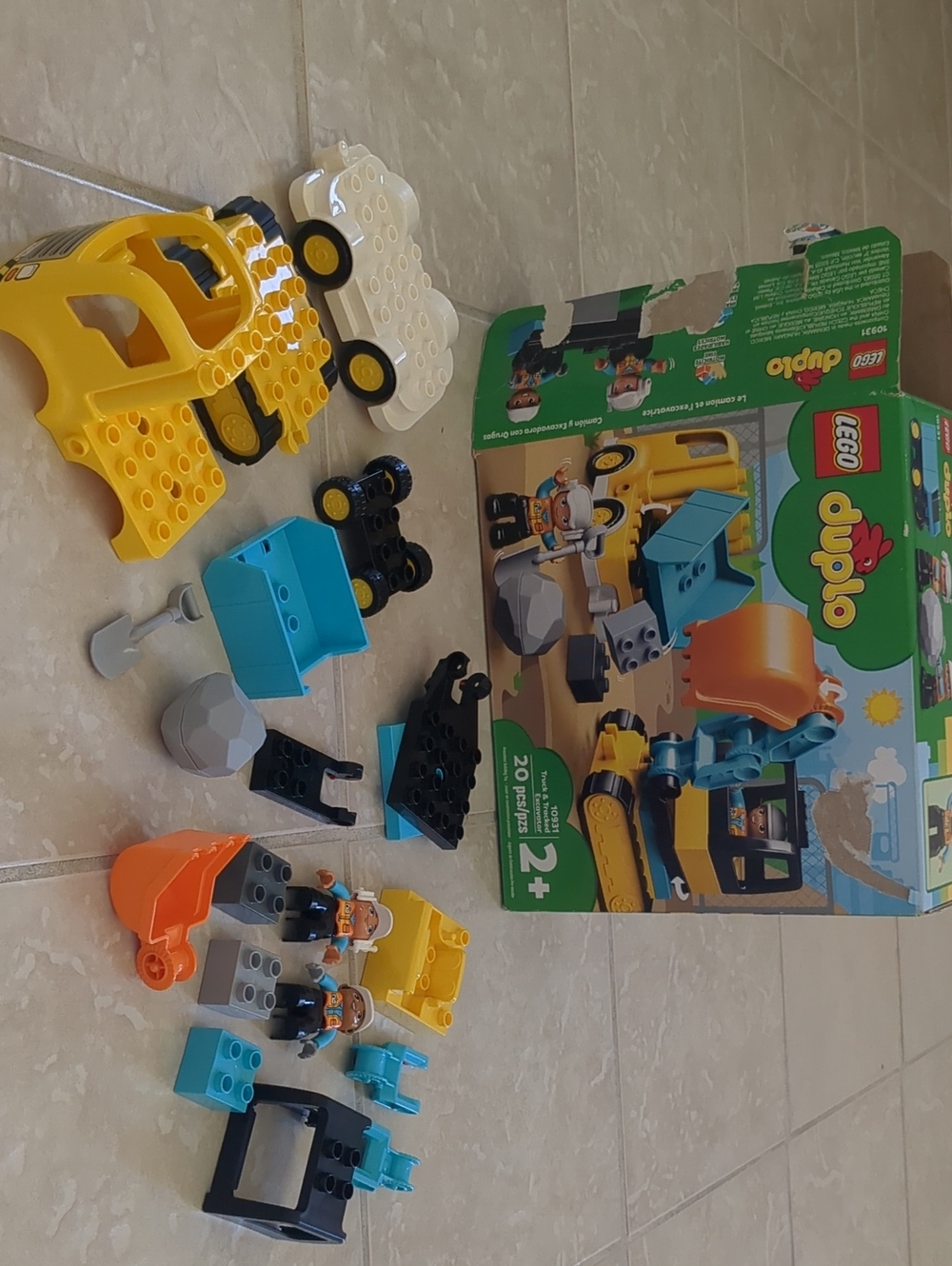 Lego Duplo Truck & Trucked Excavator